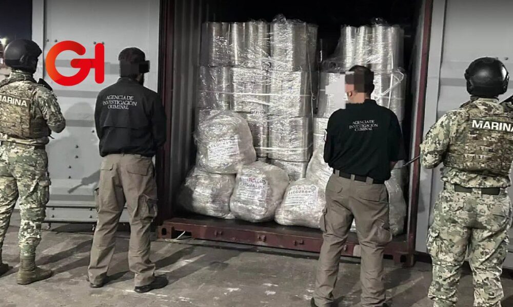 Aseguran 290 kilos de metanfetamina en la Aduana del Puerto de Veracruz