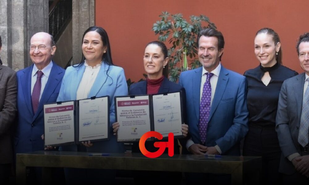Claudia Sheinbaum firmó un convenio de colaboración con la Fundación Teletón, con el fin de garantizar el acceso a la rehabilitación gratuita.